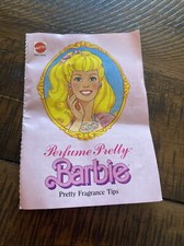 Barbie Perfume Pretty Barbie Pretty Fragrance Tips Booklet Mattel 1987 0007-0691