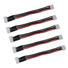 5pcs 15cm JST-XH 2S 3S 4S 5S 6S Plug Balance Charger Silicone Wire Extension ...