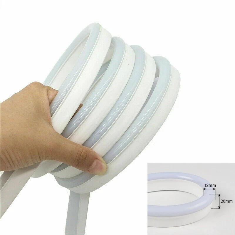 24V RGB LED Neon Rope Light Strip Waterproof Outdoor Commercial Building Decor - Image 3 of 4