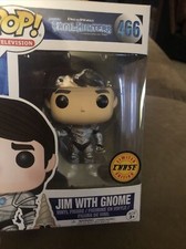 Funko POP! TrollHunters Jim with Gnome Chase Limited Edition 466 Vinyl Figure