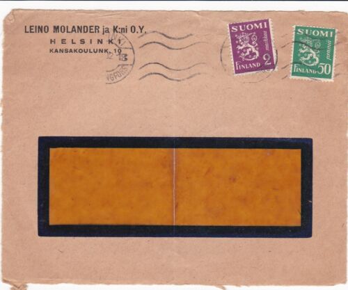 K18 FINLAND Facade d'Enveloppe de Leino Molander ja Kini O Y  a HELSINSKI   - Bild 1 von 1