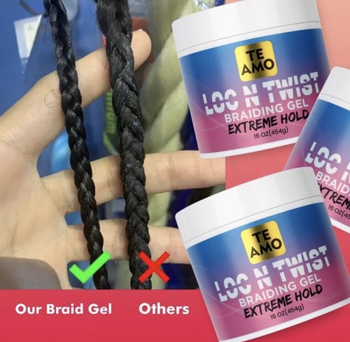 LOC N TWIST Braiding Gel - EXTREME HOLD by TE AMO - Picture 5 of 6