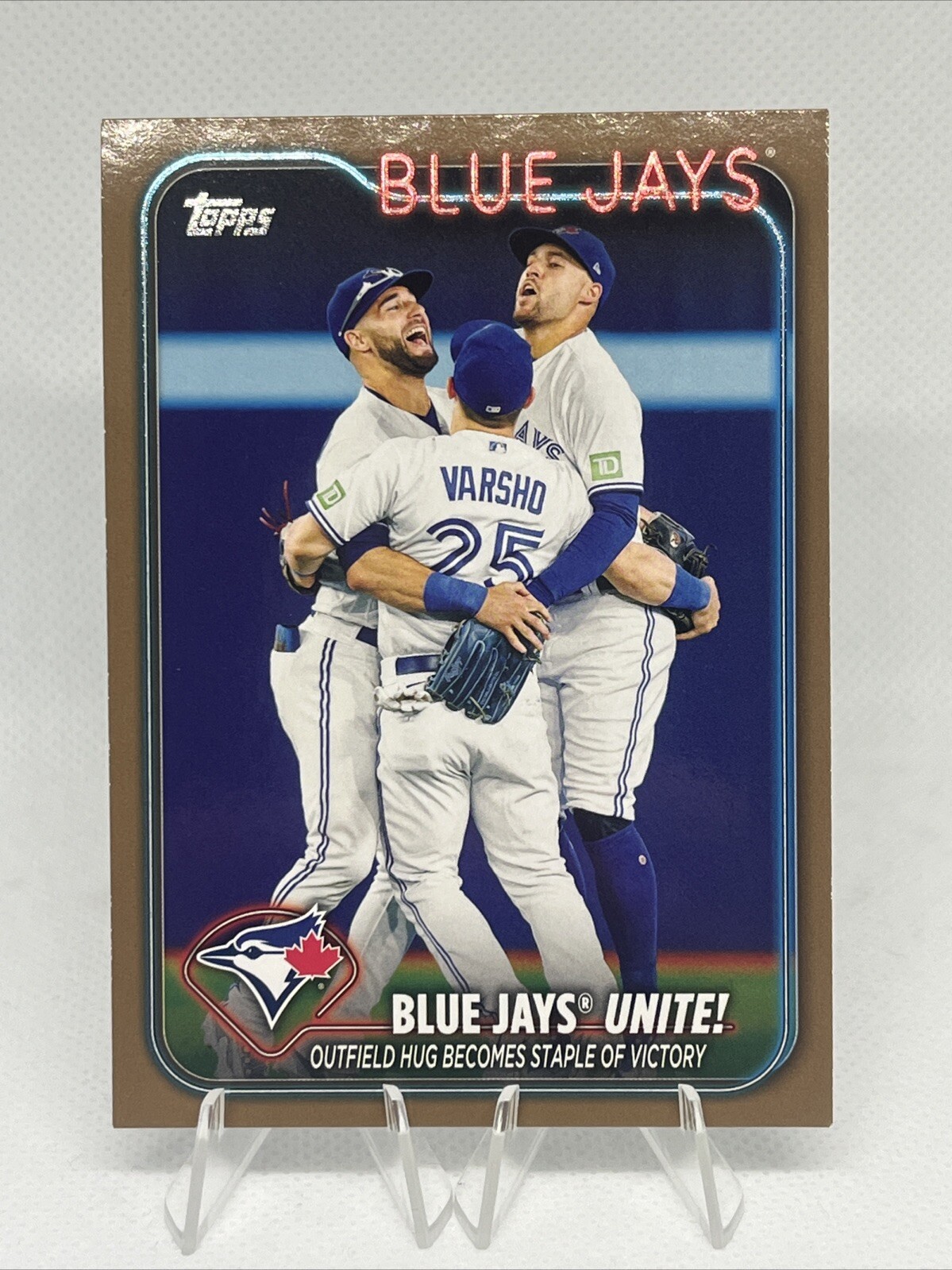 2024 Topps #167 Blue Jays Unite! Gold /2024