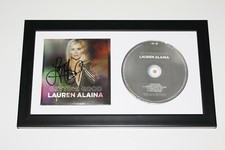 LAUREN ALAINA SIGNED FRAMED 'GETTING GOOD' CD COVER EP ALBUM w/COA OVER HIM 2020