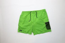 Vintage 90s Columbia Mens Large Spell Out Mesh Lined Above Knee Shorts Baggies