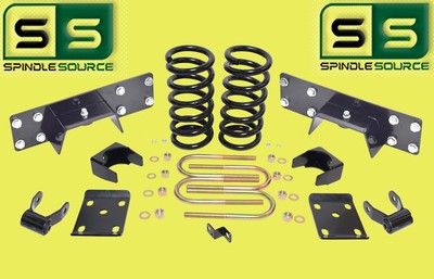 2WD 3"/5" Front Drop Lowering Kit For 1998-2015 Ford Ranger – Includes Coils & Axle Flip Kit 2 thumbnail image