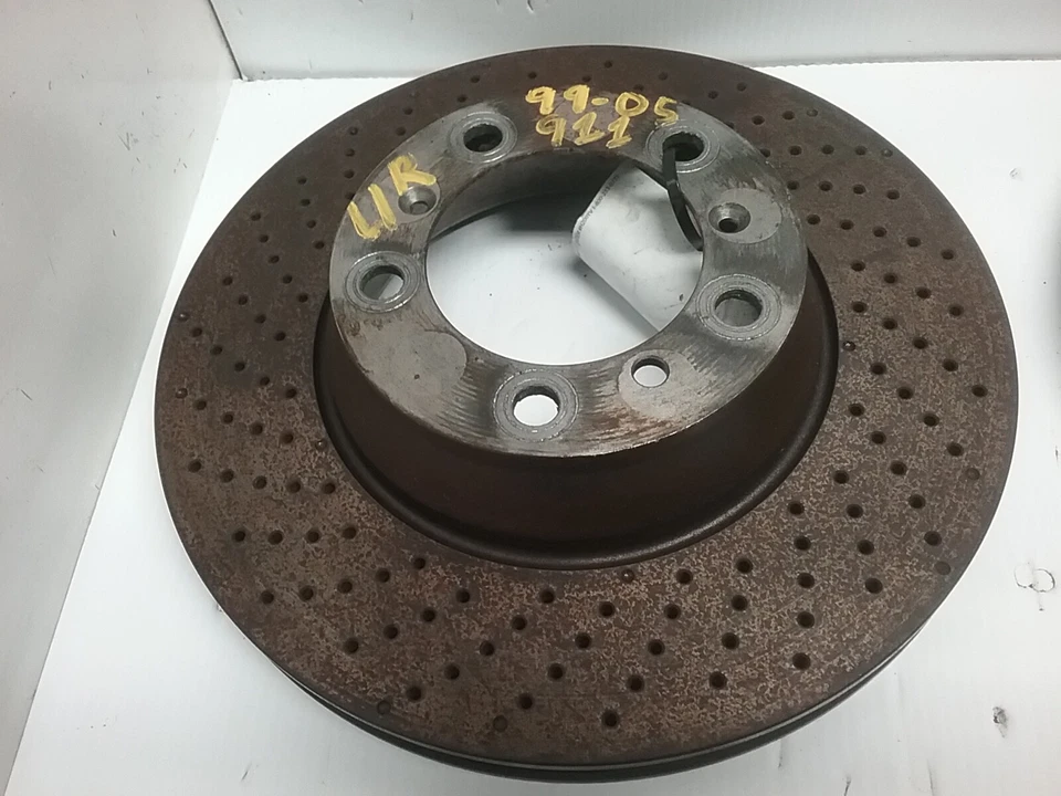 Disco de rotor de freno trasero izquierdo y derecho Porsche 911 1999-2005 533-58607 3,4 L Foto 3 de 4