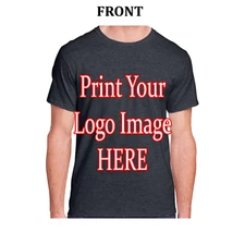 Men's Heavy Weight T-SHIRTS Custom Printing Images Names All Sizes Available