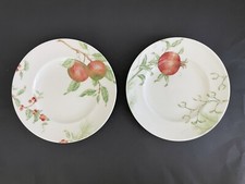 Lenox Winter Garden SALAD LUNCH PLATE Pomegranate Lady Apple Mistletoe