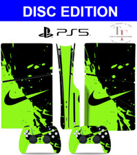 Sticker Skin for PS5 Slim DISC EDITION Wrap Vinyl  Controller
