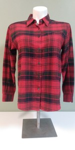 eddie bauer red flannel shirt