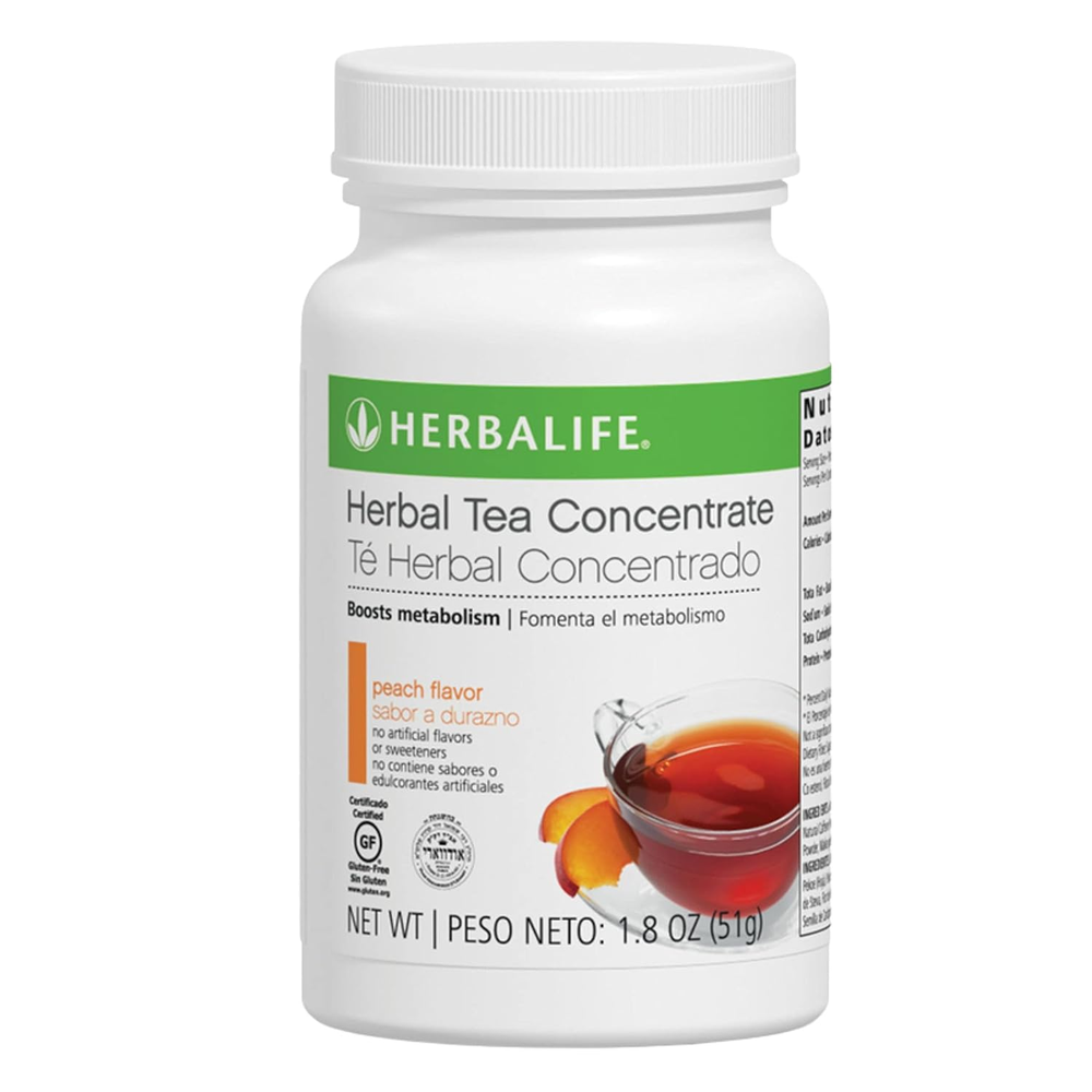 Herbal Tea Concentrate: Peach 1.8 Oz. (51G) Gluten Free, Naturally Flavored, No