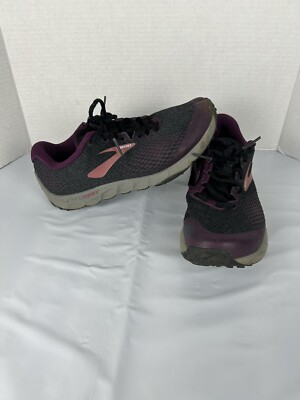 Brooks Shoes Pure Grit Purple Athletic Training Womens US B