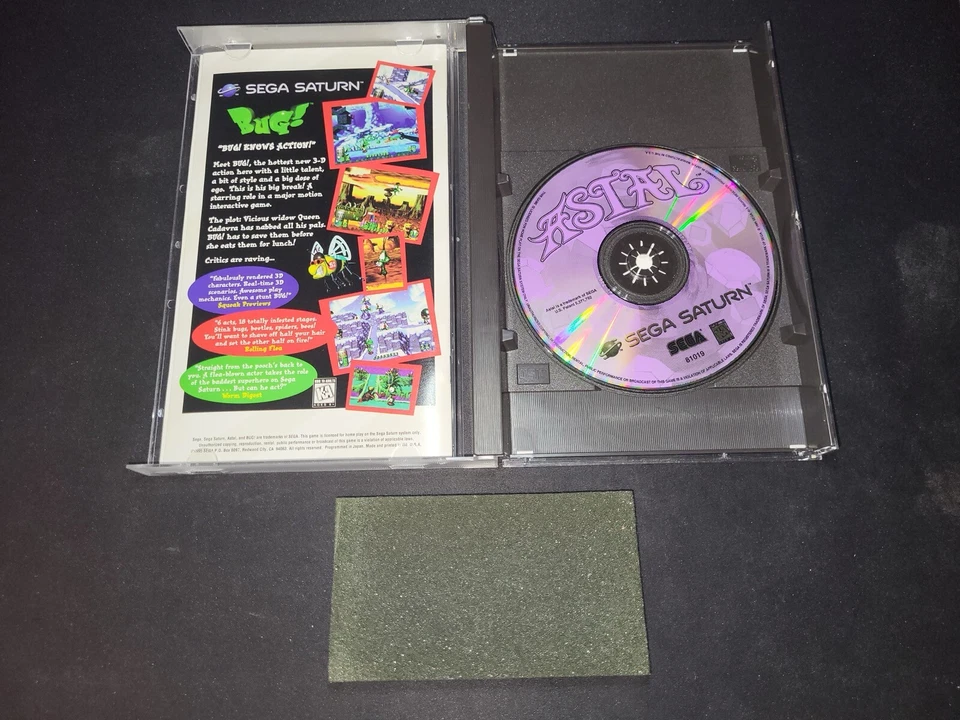 Astal 1995 81019 Sega Saturn LN perfect condition COMPLETE+reg card! - Image 3 of 4