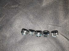 5-Pack Bitspower G1/4" Black Sparkle Enhance Multi-Link For Acrylic Tube OD 12MM