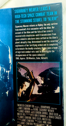 Aliens (VHS, 1992) NEW SEALED - NO UPC - Picture 8 of 8