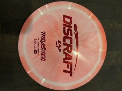 Discraft ESP Thrasher-Swirly Pink & White With Red Hidden Starts Foil Stamp 172