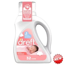   Dreft Stage 1 Newborn HE Hypoallergenic Baby Liquid Laundr...