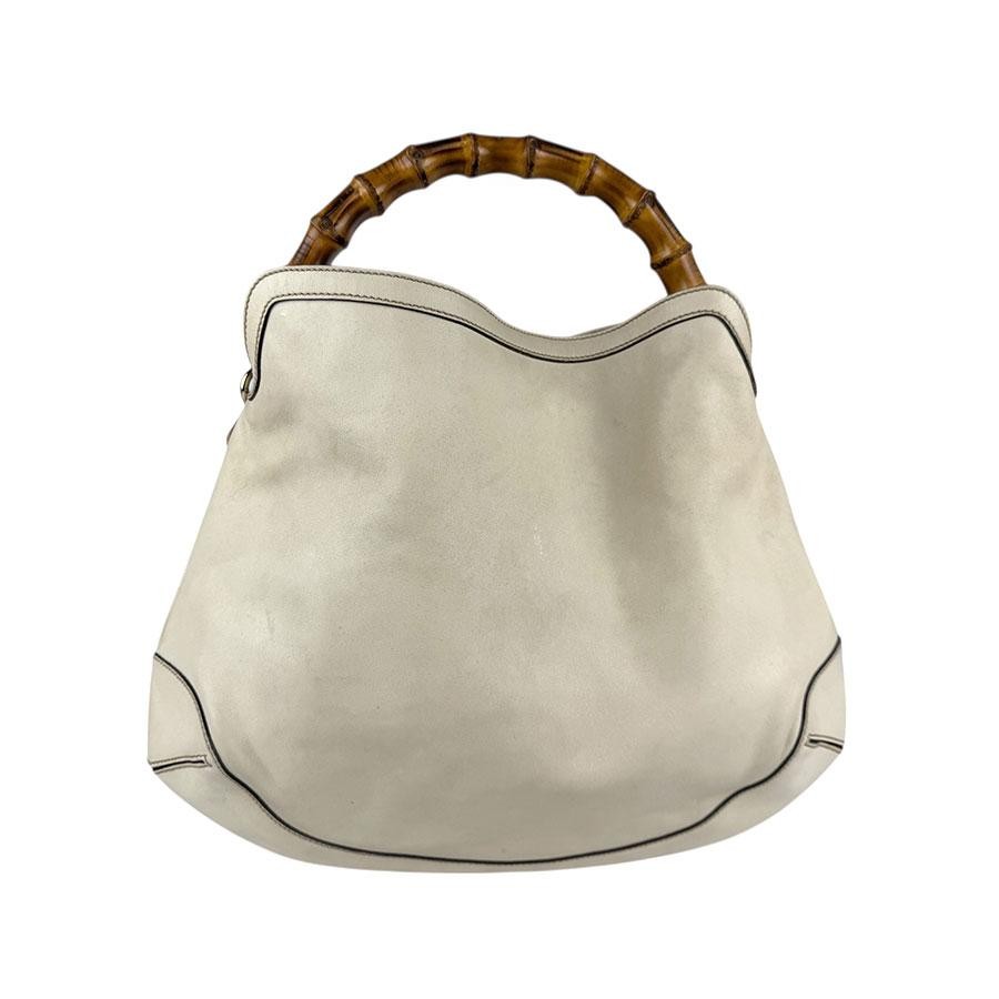 Gucci Ivory Leather Shoulder Bag Handbag for Women