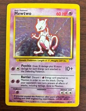 Mewtwo 10/102 Pokémon Base Set Holo Rare