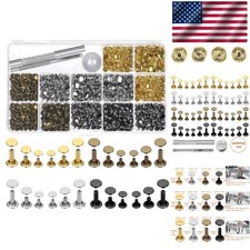 Durable 480 Leather Rivets Set for Crafting Perfect for Journals Accessories
