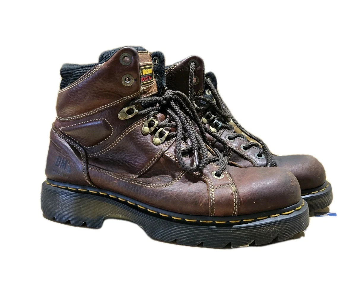 Dr. Martens Brn Lthr 8 Eye Work Boots Mens US11 EU45 Airwalk Industrial Lace Up $_57.JPG?set_id=880000500F main image 2
