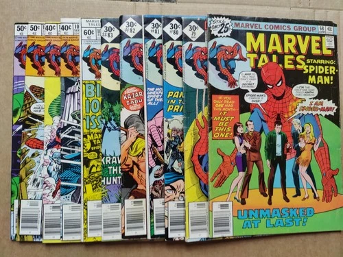 Lot x11 Marvel Tales 68 79 80-83 100 107 118 122 123 Amazing Spider-Man Reprints
