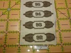 Pittsburgh Cincinnati Chicago & St Louis Railroad $25 Bond Coupons Strip of 9 — photo 8