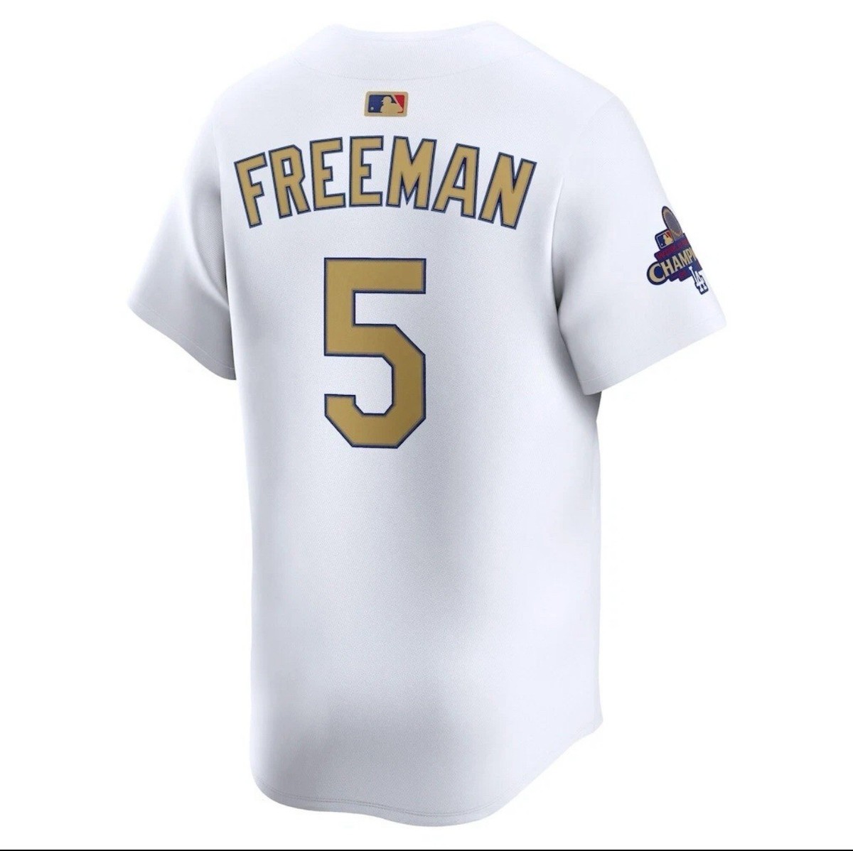 Los Angeles Dodgers Nike Freddie Freeman 2024 2025 Gold Collection