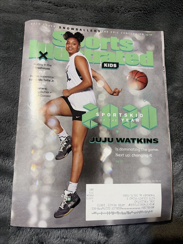 Sports Illustrated kids 2020 vol 32 # 6 With Cards Justin Fields, MacKinnon