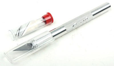 Excel Tools K2 Medium Duty Round Aluminum Handle Knife Tubed w/Safety Cap 19102