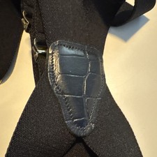 Men  s Black Suspenders Adjustable