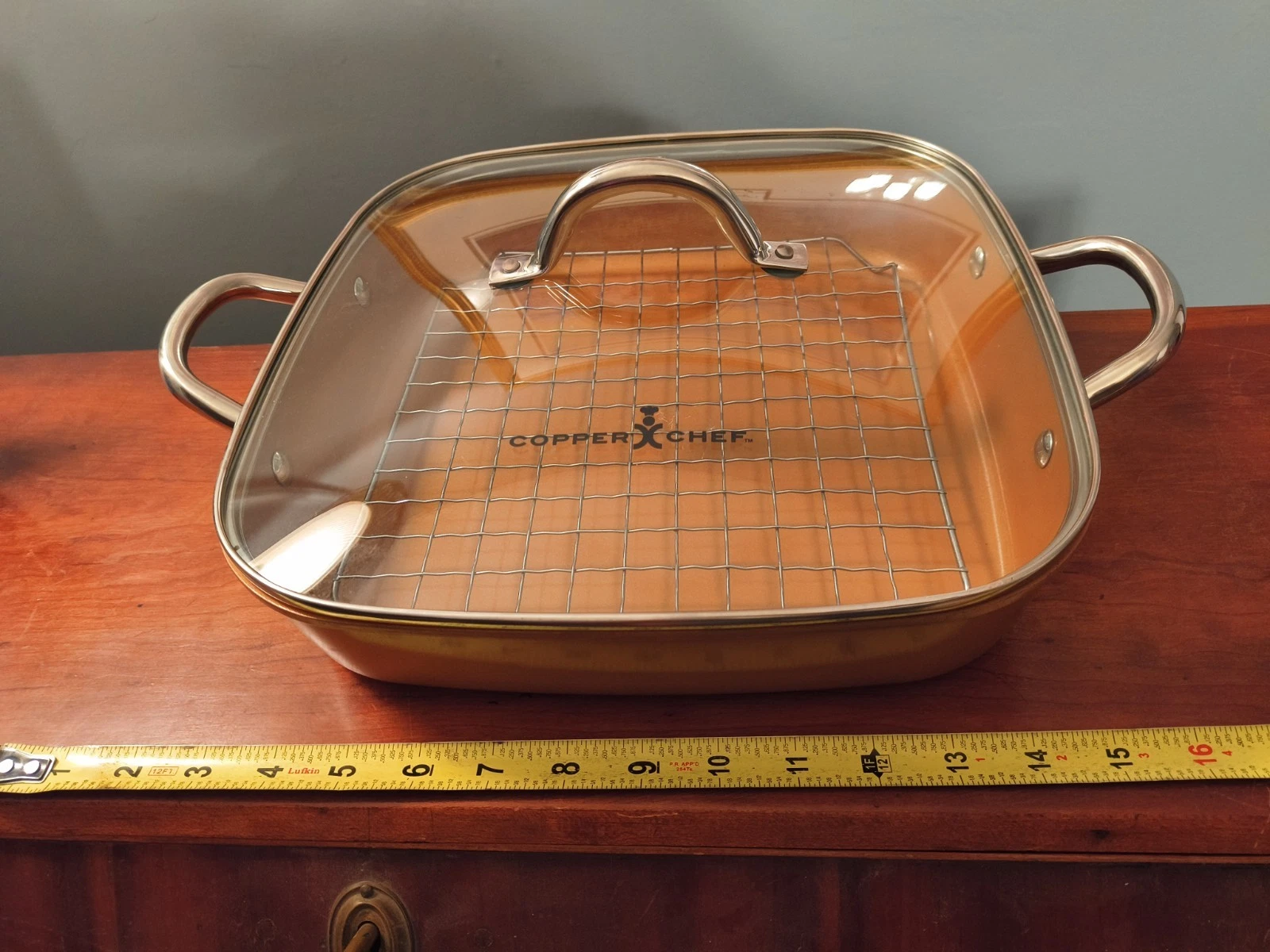 COPPER CHEF 12" Square Pan - USED PRE-OWNED