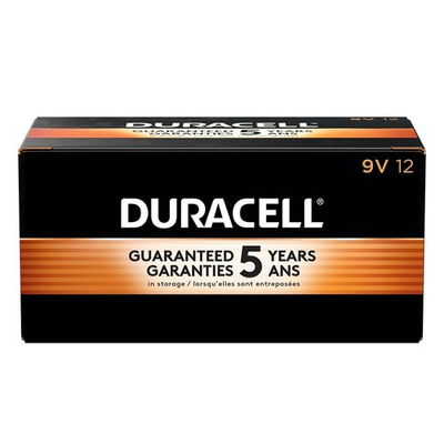 #ad Duracell MN1604 CopperTop 9V Alkaline Batteries 12 Count Pack of 1 2 3 or 4 $89.95