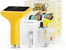 1000X Digital Microscope for Kids, 3" Screen, Handheld Photo Video