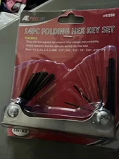 14pc Folding Alum Wrenches