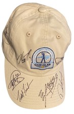 Vintage 2005 Chrysler Classic Greensboro Khaki Cap 11 Autographs