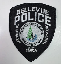 Bellevue Police Washington WA 4.5" Patch Y1