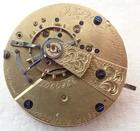 ANTIQUE 18s WALTHAM WW Co MODEL 1857 HUNTER POCKET WATCH MOVEMENT