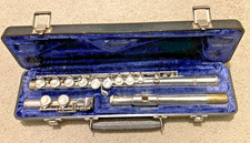 ARMSTRONG 104 FLUTE- 4PARTS/REPAIR ,ADJUST- NOW W HEADJOINT inc CASE,tuning rod