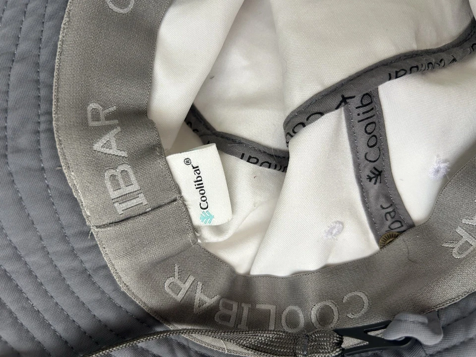 Шляпа-ведро Coolibar белая регулируемая защита от солнца с подбородочным галстуком - Изображение 3 из 4