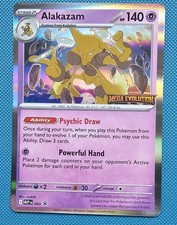 Alakazam MEP 003, Mega Evolution Stamped, Prerelease Pokémon Tcg Promo Mep003