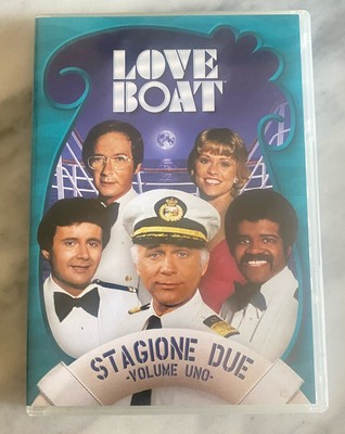DVD ''LOVE BOAT'' STAFFEL ZWEI BAND EIN SET 4 DVD VERKAUF PARAMOUNT ITALIEN