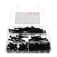  141 Pcs Retractable Gate Replacement Parts Furniture Connector Bolts Hardware