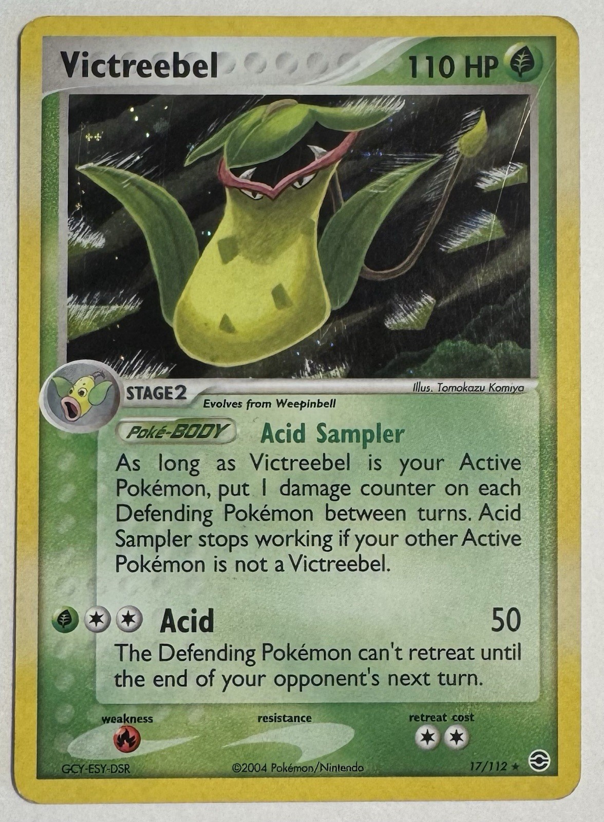 Pokemon Card - Victreebel FireRed & LeafGreen 17/112 Holo Rare