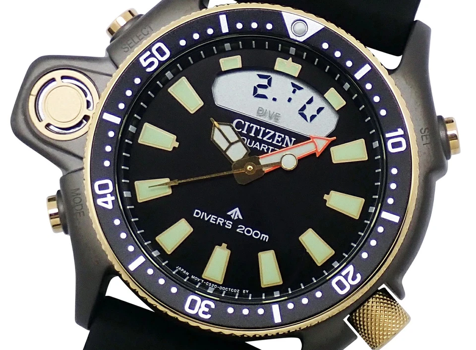 Wristwatch Citizen JP2008-06E Promaster Marine Black quartz watch - image 2 of 4