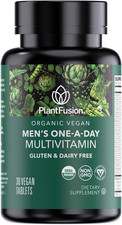 Organic Multivitamin for Men - One Daily Whole Food Blend Men'S Multivitamin ...