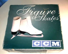 CCM "Competitor" W-CO Women's Sz. 9 Figure Skates New in Open Box Made in Canada