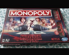 Hasbro Monopoly Stranger Things Board Game 2017 2-6 Players Age 14+ Tokens