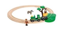 Brio World 33720 Wooden Safari Railway Set w/Figures